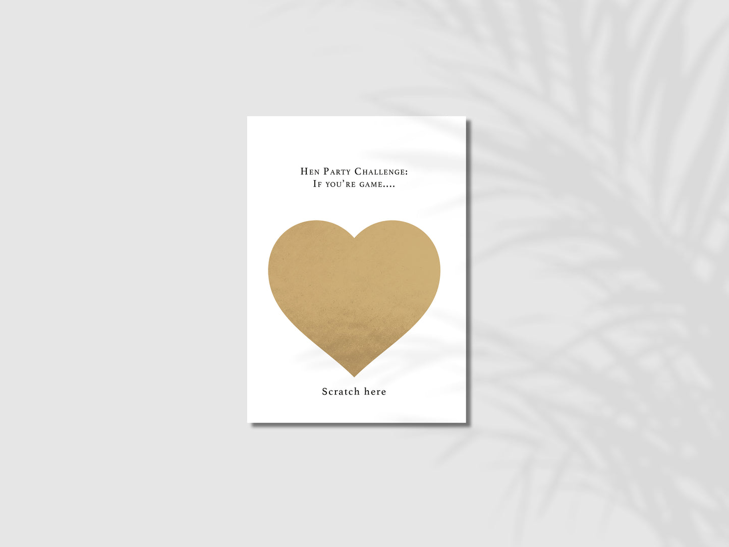 Hen Party Scratch Card