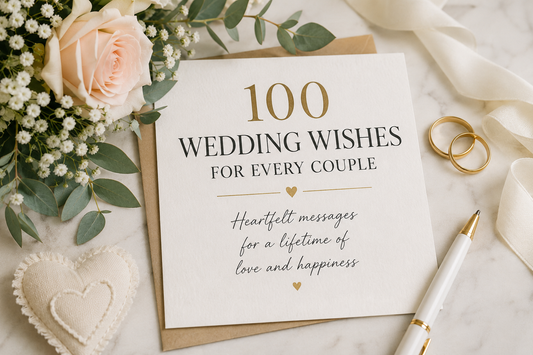 100 Wedding Wishes for Every Couple
