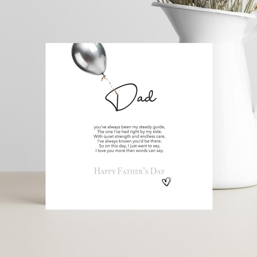 Father’s Day Card for Dad – Steady Guide Sentimental Poem