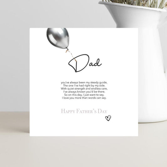 Father’s Day Card for Dad – Steady Guide Sentimental Poem
