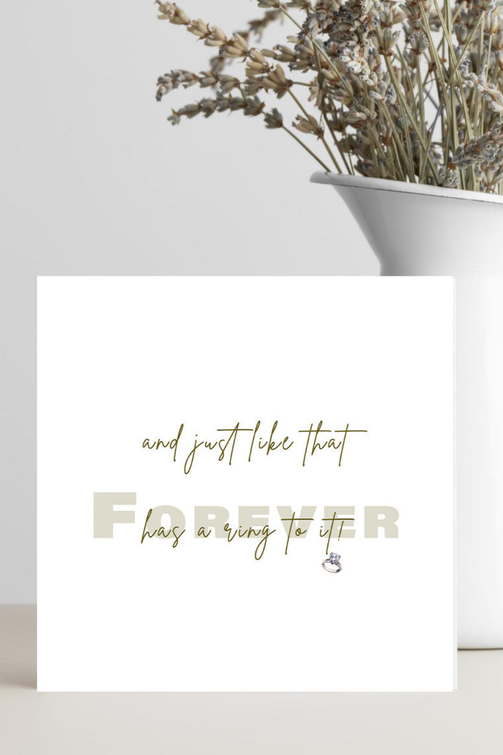 engagement card so happy for you both congratulations card for couple