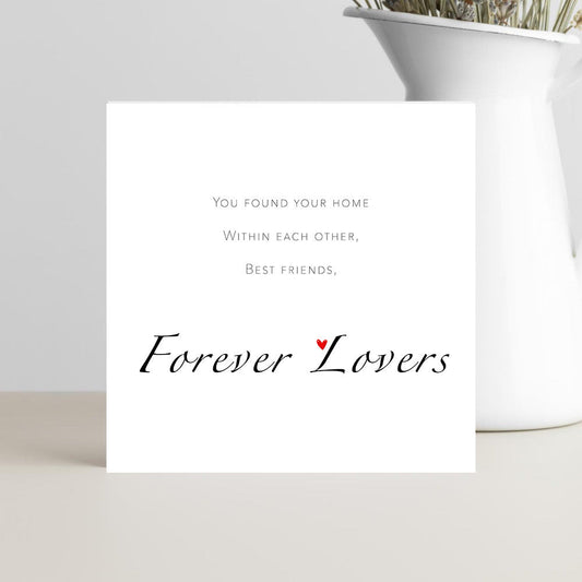 engagement congratulations you found your home within each other romantic design for couple