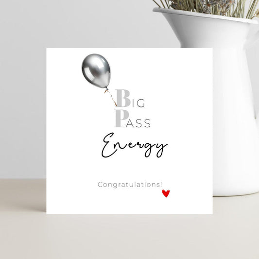 Big Pass Energy congratulations greeting card