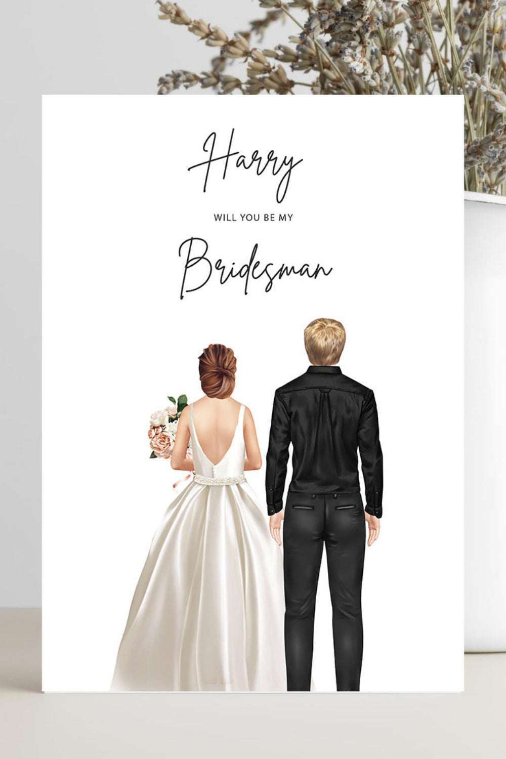 Wedding Proposal Card - Will You Be My Bridesman
