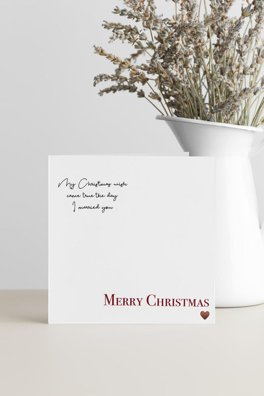 Christmas Card - My Christmas Wish Came True