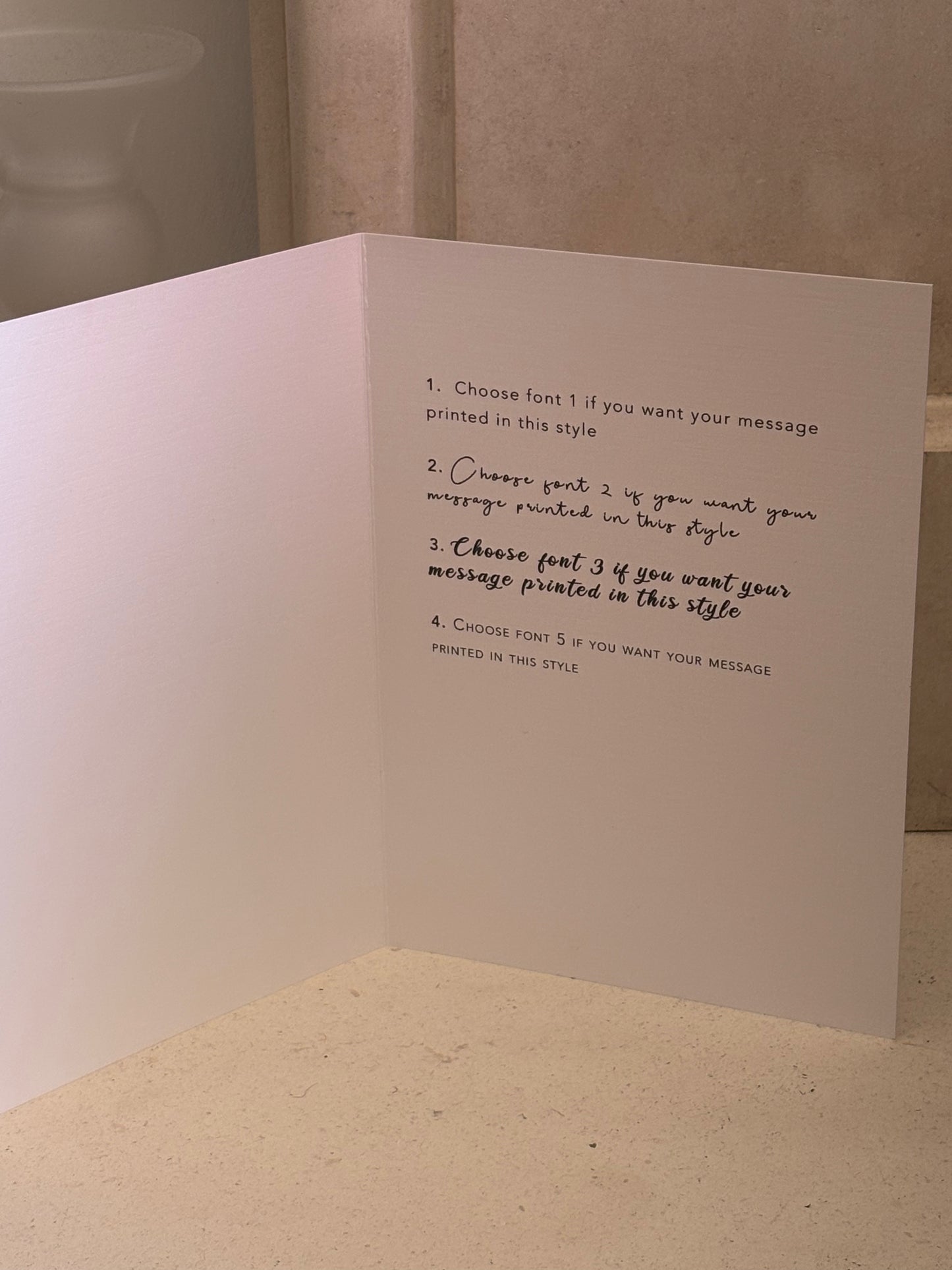 3rd Wedding Anniversary Personalised Card